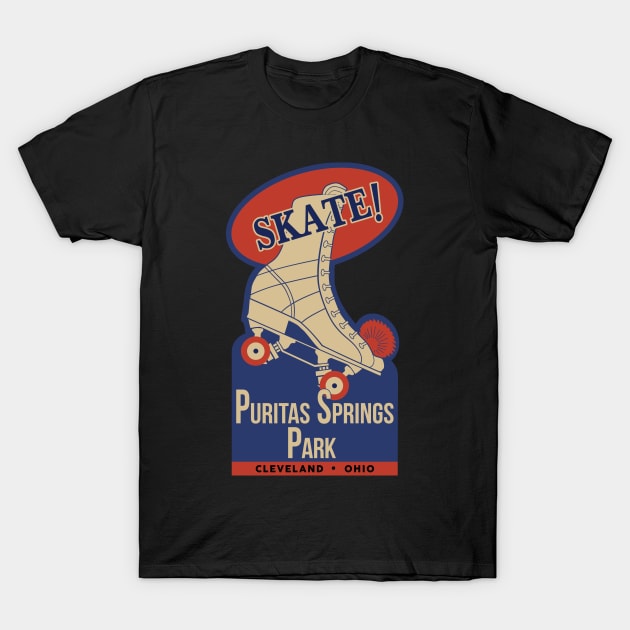 Puritas Springs Skate! T-Shirt by carcinojen